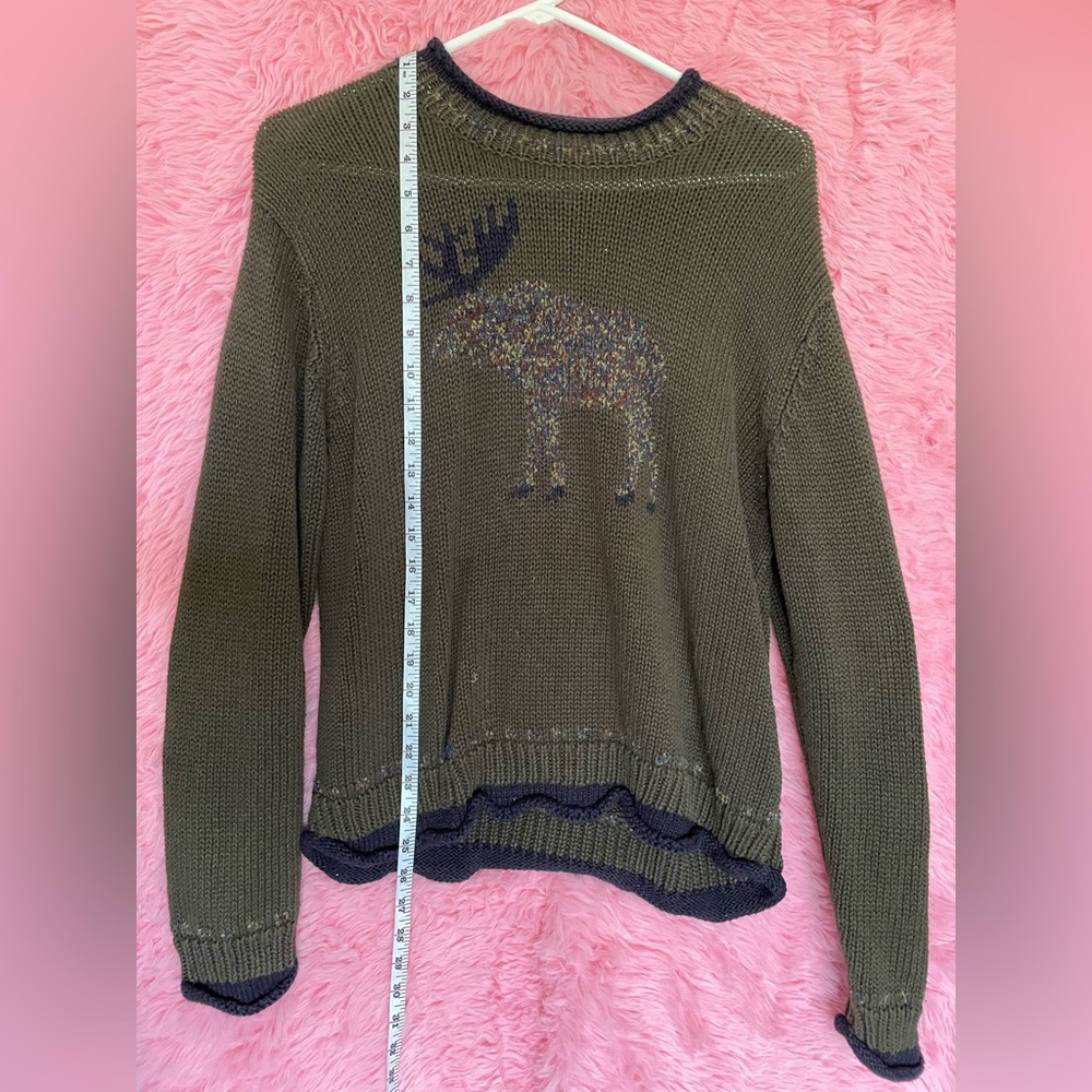 Vintage Christopher And Banks Moose Sweater